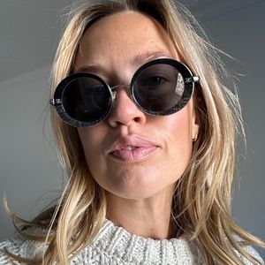 Oval Chanel sunglasses